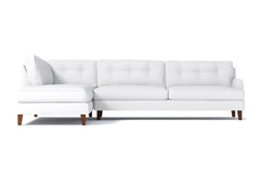 Virgil 2pc Sectional Sofa :: Leg Finish: Pecan / Configuration: LAF - Chaise on the Left
