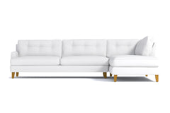 Virgil 2pc Sectional Sofa :: Leg Finish: Natural / Configuration: RAF - Chaise on the Right