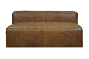 Wilco Armless Leather Loveseat