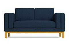 Walton Apartment Size Sofa :: Leg Finish: Natural
