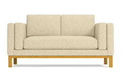 Walton Apartment Size Sofa :: Leg Finish: Natural