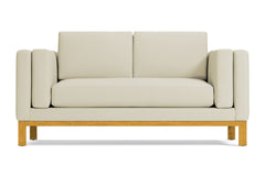 Walton Apartment Size Sofa :: Leg Finish: Natural