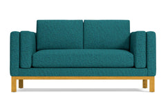 Walton Apartment Size Sofa :: Leg Finish: Natural