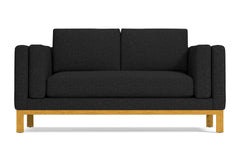 Walton Apartment Size Sofa :: Leg Finish: Natural