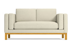 Walton Apartment Size Sofa :: Leg Finish: Natural