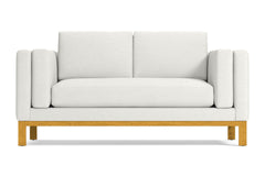 Walton Apartment Size Sofa :: Leg Finish: Natural