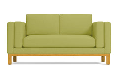 Walton Apartment Size Sofa :: Leg Finish: Natural