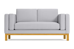 Walton Apartment Size Sofa :: Leg Finish: Natural