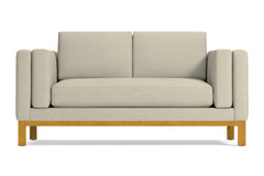 Walton Apartment Size Sofa :: Leg Finish: Natural