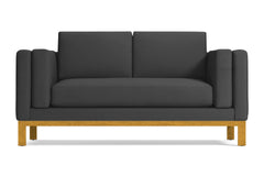 Walton Apartment Size Sofa :: Leg Finish: Natural
