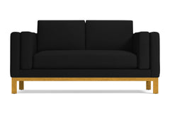 Walton Apartment Size Sofa :: Leg Finish: Natural