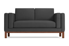 Walton Apartment Size Sofa :: Leg Finish: Pecan