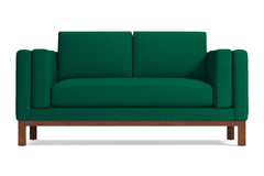 Walton Apartment Size Sofa :: Leg Finish: Pecan