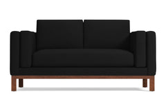 Walton Apartment Size Sofa :: Leg Finish: Pecan