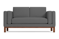 Walton Apartment Size Sofa :: Leg Finish: Pecan