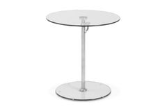 Everett Adjustable Table CLEAR