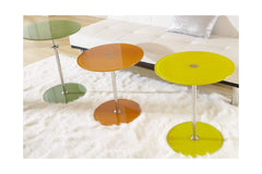 Everett Adjustable Table CLEAR