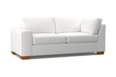 Melrose Left Arm Corner Apt Size Sofa :: Leg Finish: Pecan / Configuration: LAF - Chaise on the Left