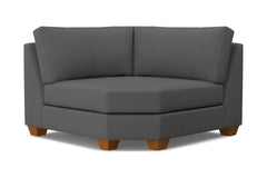 Tuxedo Round Corner :: Leg Finish: Pecan