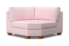 Tuxedo Round Corner :: Leg Finish: Pecan