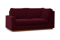 Harper Left Arm Corner Loveseat :: Leg Finish: Pecan / Configuration: LAF - Chaise on the Left