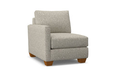 Tuxedo Left Arm Chair :: Leg Finish: Pecan / Configuration: LAF - Chaise on the Left