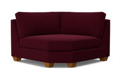 Tuxedo Round Corner :: Leg Finish: Pecan