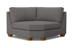 Tuxedo Round Corner :: Leg Finish: Pecan