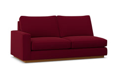 Harper Left Arm Apartment Size Sofa :: Leg Finish: Pecan / Configuration: LAF - Chaise on the Left