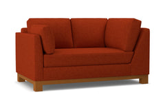 Avalon Left Arm Corner Loveseat :: Leg Finish: Pecan / Configuration: LAF - Chaise on the Left