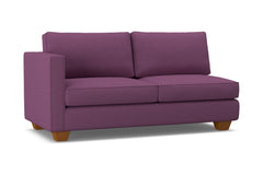 Catalina Left Arm Apartment Size Sofa :: Leg Finish: Pecan / Configuration: LAF - Chaise on the Left