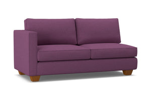 Catalina Left Arm Apartment Size Sofa :: Leg Finish: Pecan / Configuration: LAF - Chaise on the Left