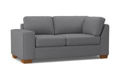 Melrose Left Arm Corner Loveseat :: Leg Finish: Pecan / Configuration: LAF - Chaise on the Left