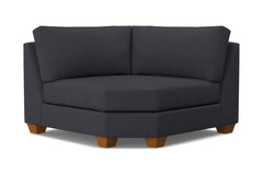 Tuxedo Round Corner :: Leg Finish: Pecan