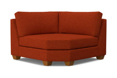 Tuxedo Round Corner :: Leg Finish: Pecan