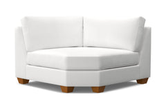Tuxedo Round Corner :: Leg Finish: Pecan