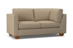Catalina Left Arm Corner Loveseat :: Leg Finish: Pecan / Configuration: LAF - Chaise on the Left