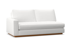 Harper Left Arm Apt Size Sofa w/ Benchseat :: Leg Finish: Pecan / Configuration: LAF - Chaise on the Left