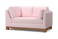Avalon Right Arm Corner Loveseat :: Leg Finish: Pecan / Configuration: RAF - Chaise on the Right
