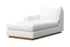 Harper Left Arm Chaise :: Leg Finish: Pecan / Configuration: LAF - Chaise on the Left
