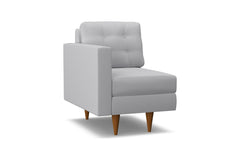 Logan Left Arm Chair :: Leg Finish: Pecan / Configuration: LAF - Chaise on the Left