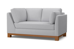 Avalon Right Arm Corner Loveseat :: Leg Finish: Pecan / Configuration: RAF - Chaise on the Right