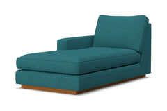 Harper Left Arm Chaise :: Leg Finish: Pecan / Configuration: LAF - Chaise on the Left