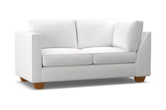 Catalina Left Arm Corner Loveseat :: Leg Finish: Pecan / Configuration: LAF - Chaise on the Left
