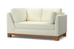 Avalon Right Arm Corner Loveseat :: Leg Finish: Pecan / Configuration: RAF - Chaise on the Right
