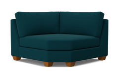 Tuxedo Round Corner :: Leg Finish: Pecan