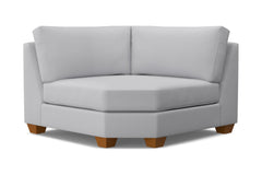 Tuxedo Round Corner :: Leg Finish: Pecan