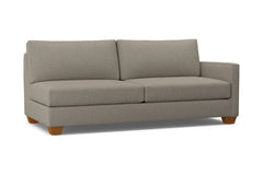 Tuxedo Right Arm Sofa :: Leg Finish: Pecan / Configuration: RAF - Chaise on the Right