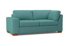 Melrose Left Arm Corner Apt Size Sofa :: Leg Finish: Pecan / Configuration: LAF - Chaise on the Left
