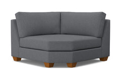 Tuxedo Round Corner :: Leg Finish: Pecan